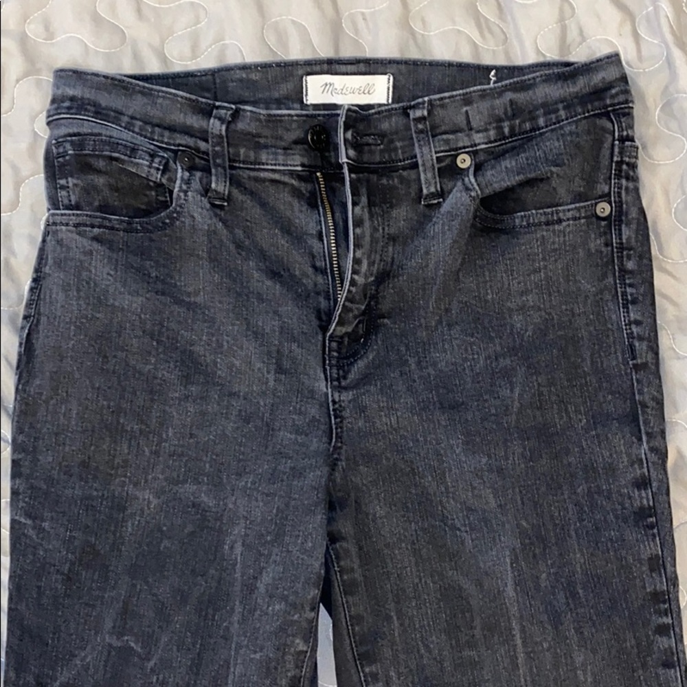 Madewell “High Riser” Black Skinny Jeans